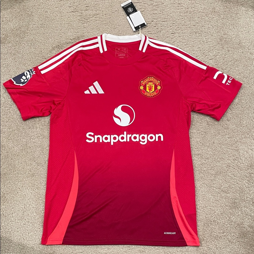 Adidas Mainoo Manchester United Home Jersey 24/25 men size M NWT